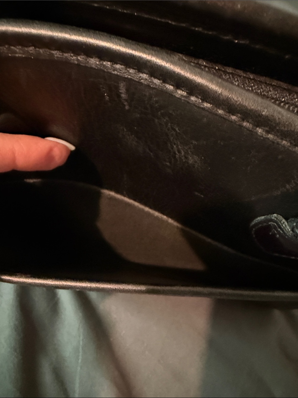 Brighton “Chantilly” Black Leather Top-Handle Satchel - Picture 5 of 15